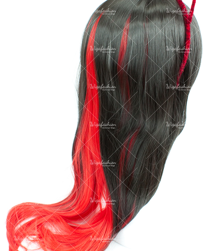 Black with Red Highlight Long Wavy 75cm-3.jpg