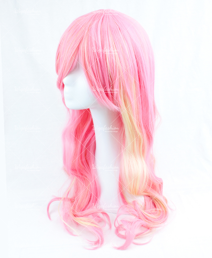 Two Tone Cotton Candy Pink Long Wavy 65cm-1.jpg