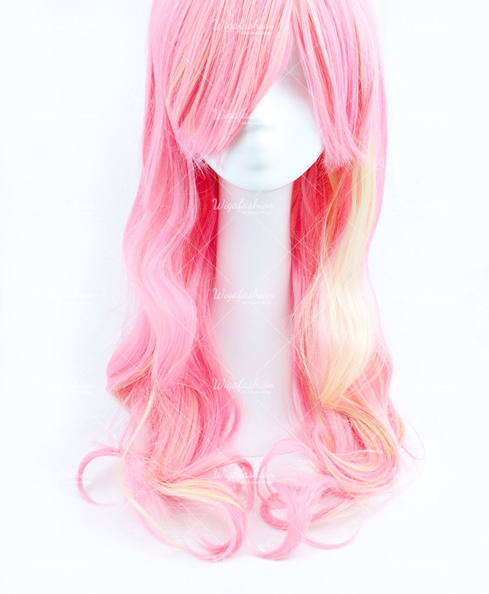 Two Tone Cotton Candy Pink Long Wavy 65cm-2.jpg