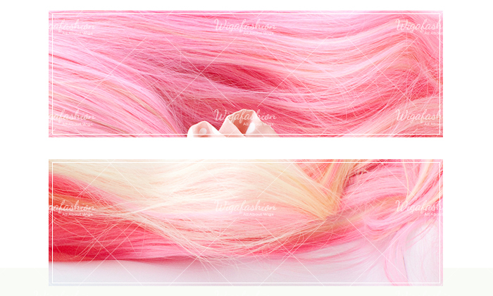 Two Tone Cotton Candy Pink Long Wavy 65cm-color.jpg